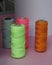 Colour sewing wire thread