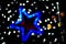 Coloured blurred star