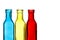 Coloured Bottles