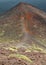 Coloured earth at Mount Etna Craters near the Sapienza Refuge and Monti Silvestri, Sicily Italy