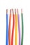 Coloured electric cables