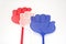 Coloured fly swatters