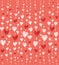 Coloured hearts pattern