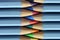 Coloured pencils macro