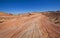 Coloured rock layers in Valley of Fire, USA