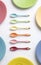 Coloured spoons parade