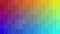 Colourful abstract background animation, with changing blocks of rainbow colour