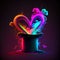 Colourful Abstract Magical Valentines Day Design