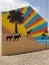 Colourful African wall art in Boa Vista Cape Verde