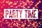 Colourful Background - Party Time - Bachelorette Party template