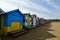 The colourful beach cabins at the Brighton Beach, Melbourne, Australia