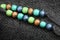 Colourful bead