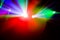 Colourful blurred disco lights