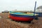 Colourful boat on the beach