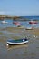 Colourful boats in the bay Guernsey, Channel Islands