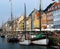 Colourful boats and houses in Nyhaven, Copenhagen