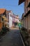 Colourful Buildings from Colonial Portuguese Era in Old Quarter, Panaji, Goa, India