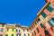 Colourful buildings and drying clothes in Cinque Terre