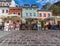 Colourful buildings in Kazimierz, Krakow