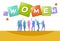 Colourful business people silhouette, group of diversity businesswoman, successful woman raise hands team relationships