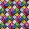 Colourful buttons seamless pattern