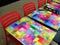 Colourful Cafe Tables