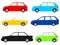 Colourful cars