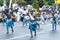 Colourful Chamara Dancers perform during the Esala Perahera in Kandy, Sri Lanka.