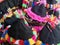 Colourful children fabric hat