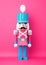 Colourful Christmas Nutcracker Illustration