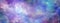 Colourful Cosmic Galactic Space Background banner