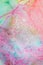 Colourful cotton candy background, soft color sweet candy floss.