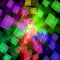 Colourful Cubes Background Means Geometrical