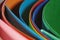 Colourful Curved Cardboard Folders