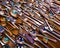 Colourful Cutlery display