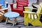 Colourful Dock Chairs - Peggy\'s Cove