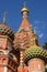 Colourful Domes of St. Basil`s Cathedral - Red Square Moscow Landmarks