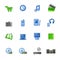 Colourful e-shop icons