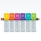 Colourful Education Elements Infographics Pencil