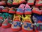 Colourful embroided children shoes