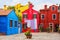 Colourful facade on Burano island