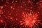 Colourful fireworks red salute new year magic night traditional culture light effects show illuminating seasonal