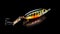 Colourful Fishing Lure Generative AI Illustration