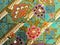 Colourful flora batik pattern, Indonesia