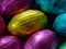 Colourful Foil Wrapped Chocolate Easter Eggs