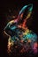 Colourful Galaxy Rabbit