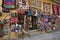 Colourful goods for sale in souvenir shop, Peru