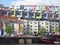 Colourful houses along Bristol\'s harbour side