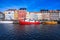 Colourful houses along the famous Copenhagen canal Nyhavn