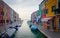 Colourful houses of Burano
